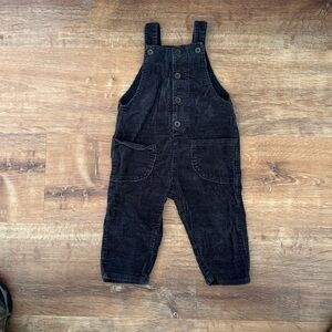 Zara 12-18 months corduroy overalls with pockets
